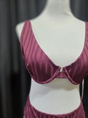 Vitamin A SuperRib Rossi Top & Emmi Bottom in Sangria